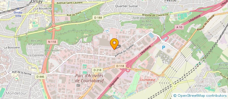 localisation de l'entreprise BPHL à VILLEBON-SUR-YVETTE