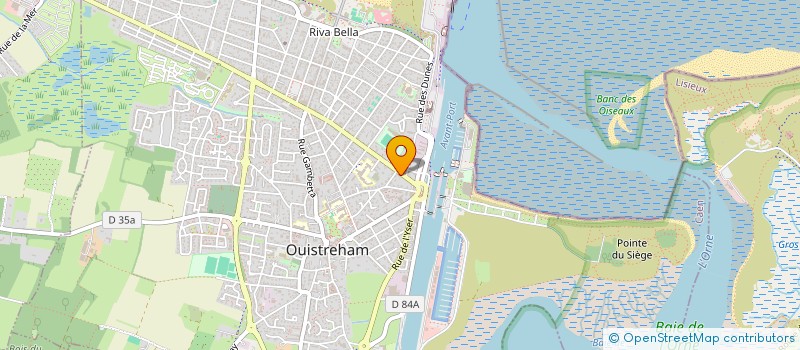 localisation de l'entreprise BPHL  OUISTREHAM