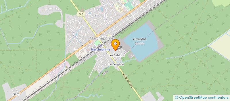 localisation de l'entreprise BPHP  BELIN-BELIET