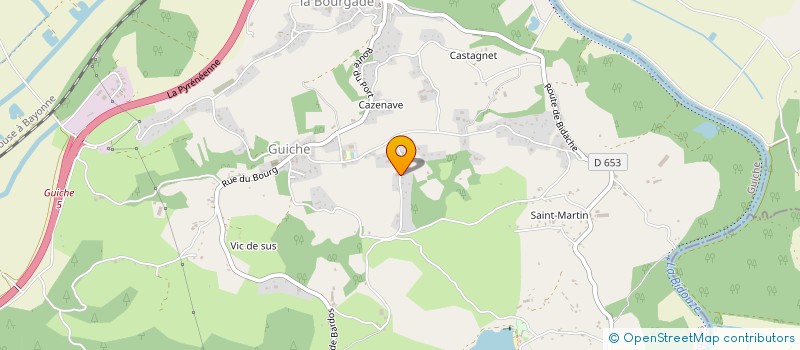 localisation de l'entreprise BPHR  GUICHE