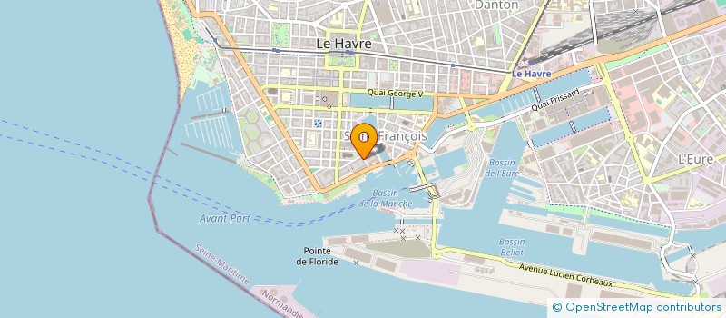 localisation de l'entreprise BPI à LE HAVRE
