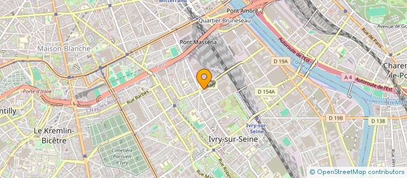 localisation de l'entreprise BPI  PARIS