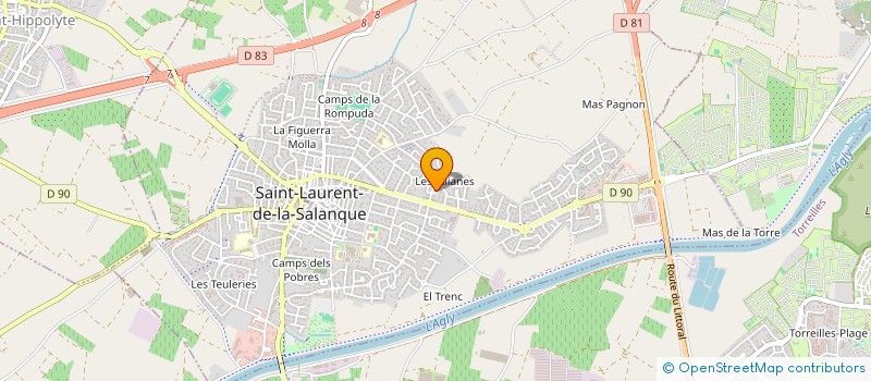 localisation de l'entreprise BPI  SAINT-LAURENT-DE-LA-SALANQUE