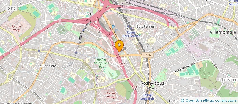 localisation de l'entreprise BPI à ROSNY-SOUS-BOIS