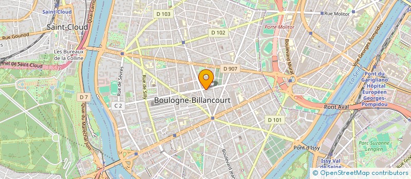 localisation de l'entreprise BPI HOLDING à NEUILLY-SUR-SEINE