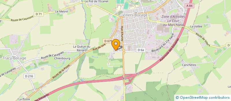 localisation de l'entreprise BPI IMMO  PONTS