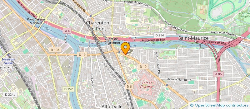 localisation de l'entreprise BPIFRANCE à MAISONS-ALFORT