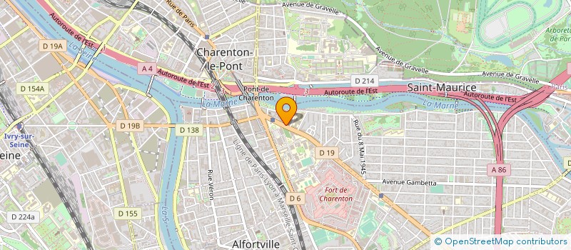 localisation de l'entreprise BPIFRANCE REGIONS à MAISONS-ALFORT