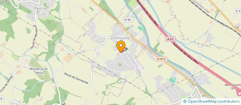 localisation de l'entreprise BPJ CHEM  DONNEVILLE