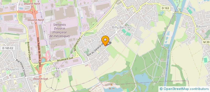 localisation de l'entreprise BPJ IMMO  BILLY-BERCLAU