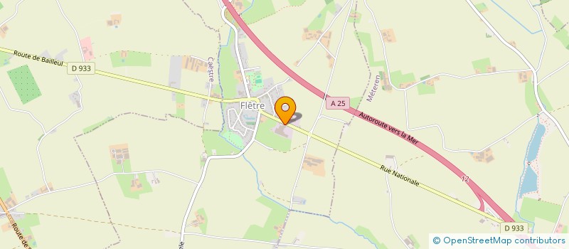 localisation de l'entreprise BPJH  FLETRE