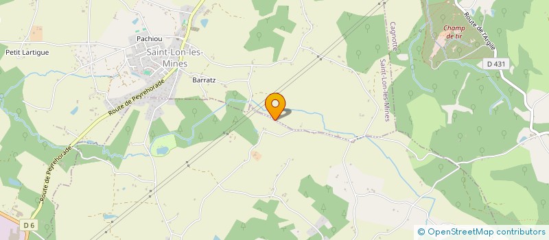 localisation de l'entreprise BPJS ASSOCIES  SAINT-LON-LES-MINES