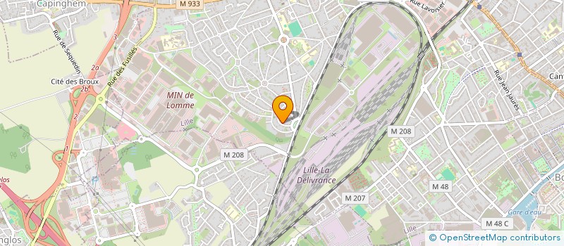 localisation de l'entreprise BPL ASBL BIBLIOTHEQUE PATRICE LUMUMBA ASSOCIATION SANS BUT LUCRATIF  LILLE