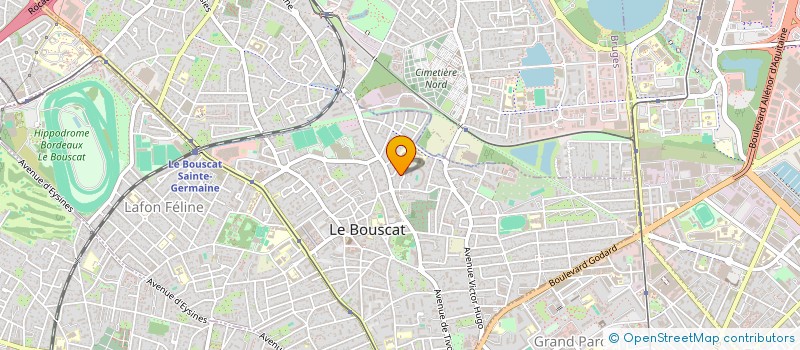 localisation de l'entreprise BPL FINANCE à LE BOUSCAT