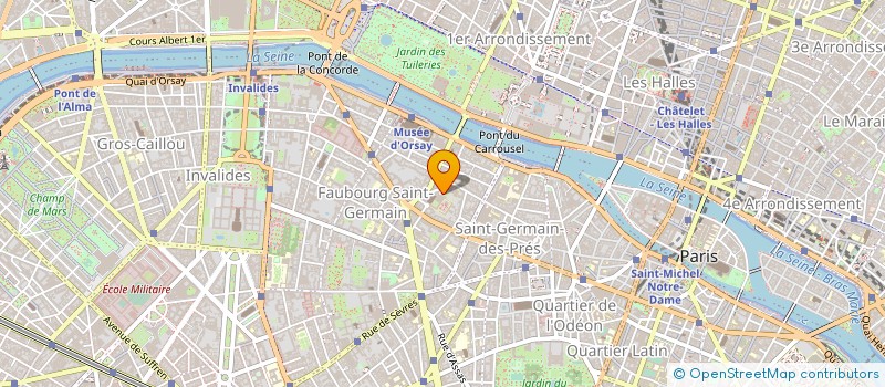 localisation de l'entreprise BPL FINANCES à PARIS