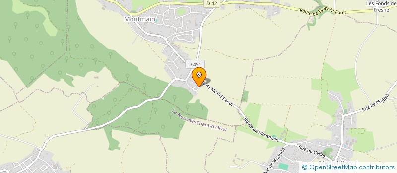 localisation de l'entreprise BPL IMMO  MONTMAIN