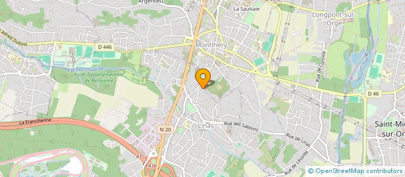 localisation de l'entreprise BPLC à LINAS
