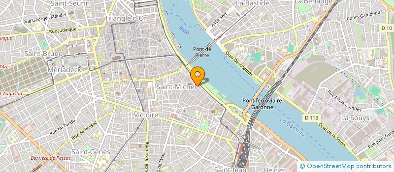 localisation de l'entreprise BPLCG à BORDEAUX