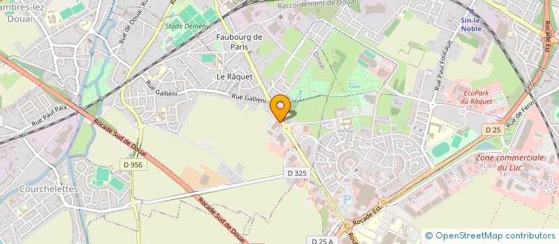 localisation de l'entreprise BPLMBRE  LAMBRES-LEZ-DOUAI