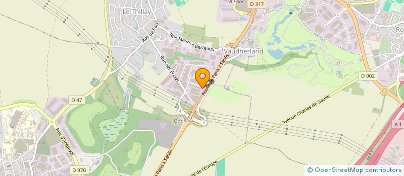 localisation de l'entreprise BPLU  LE THILLAY