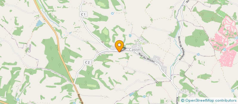 localisation de l'entreprise BPM 32  CASTIN