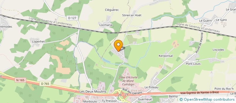 localisation de l'entreprise BPM 360  PLOEREN