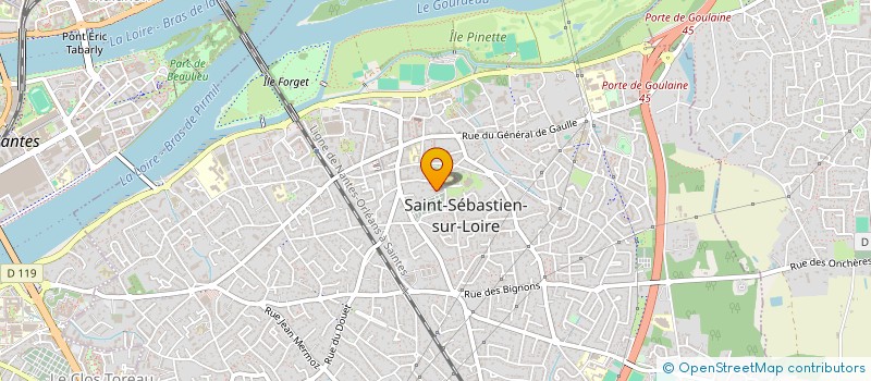 localisation de l'entreprise BPM à SAINT-SEBASTIEN-SUR-LOIRE