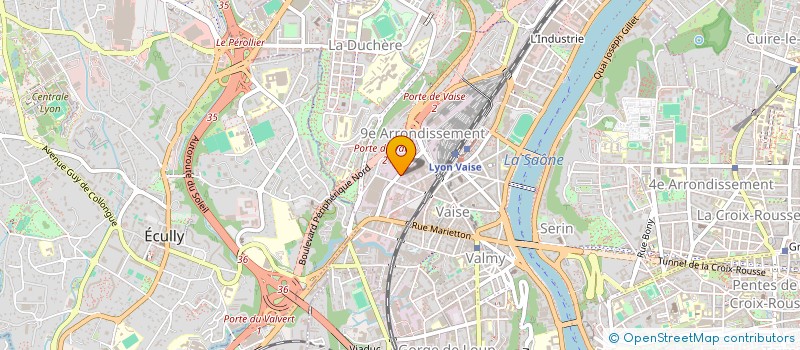 localisation de l'entreprise BPM AMBULANCE  LYON