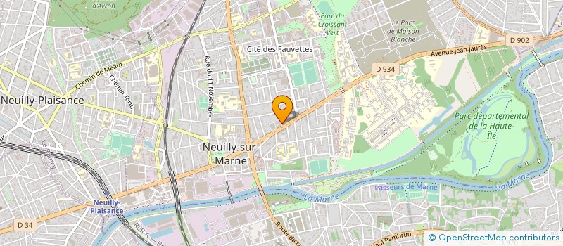 localisation de l'entreprise BPM - BATIT POUR LA MUSIQUE à NEUILLY-SUR-MARNE