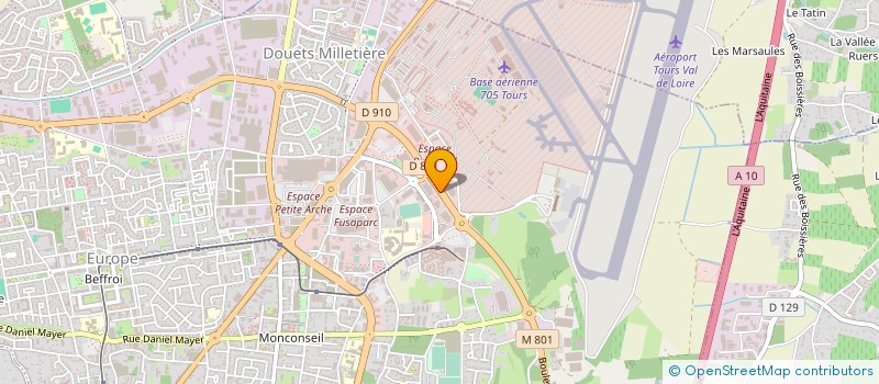 localisation de l'entreprise BPM CARS-EAGLE 37  TOURS