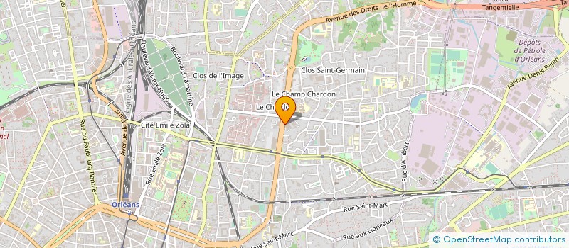 localisation de l'entreprise BPM CARS - EAGLE 45 à ORLEANS