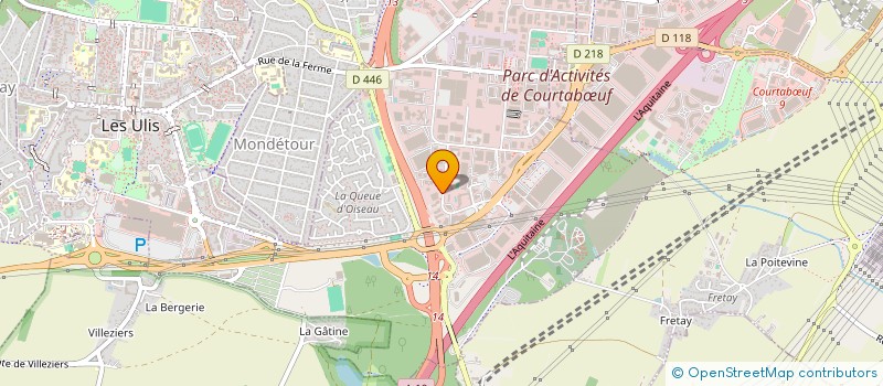 localisation de l'entreprise BPM CARS - EAGLE 91 à LES ULIS