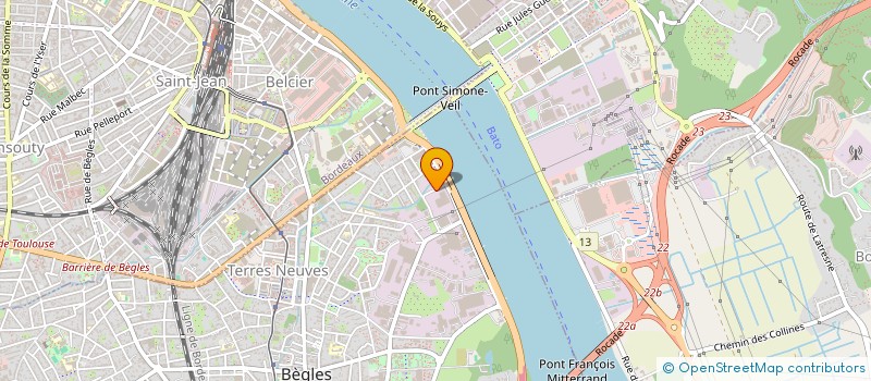 localisation de l'entreprise BPM CARS - ETOILE 33 à BEGLES