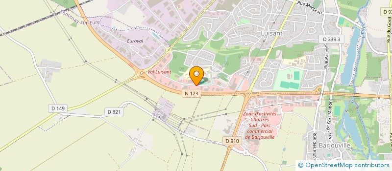 localisation de l'entreprise BPM CARS - FORZA 28 à LUISANT