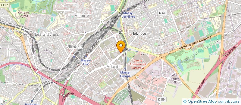 localisation de l'entreprise BPM LEASE S.A.S. à MASSY