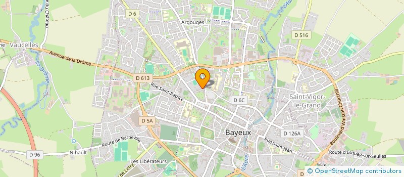 localisation de l'entreprise BPM LIFE à BAYEUX