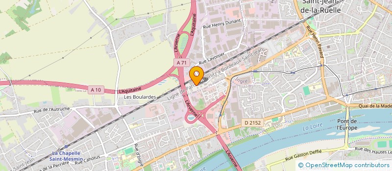 localisation de l'entreprise BPM PRO - IV ATLANTIQUE à ORVAULT