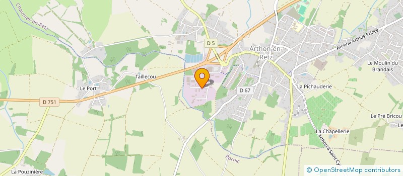 localisation de l'entreprise BPM SERVICES SARL à CHAUMES-EN-RETZ