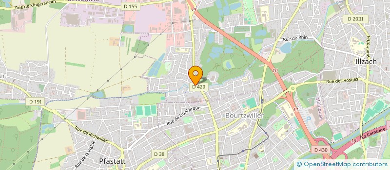 localisation de l'entreprise BPM VENTES SARL  KINGERSHEIM