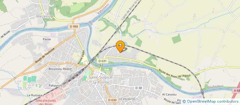 localisation de l'entreprise BPME  COUFOULEUX