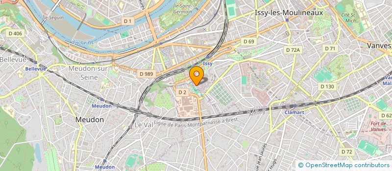 localisation de l'entreprise BPMI-CONSEIL à ISSY-LES-MOULINEAUX
