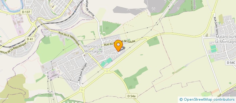 localisation de l'entreprise BPMS SOUDURE  MONTOIS-LA-MONTAGNE