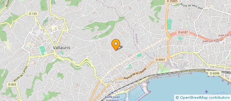 localisation de l'entreprise BPO CONSULT à VALLAURIS