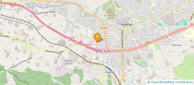 localisation de l'entreprise BPP NETTOYAGE BRILLANCEPLUSPRO à HYERES