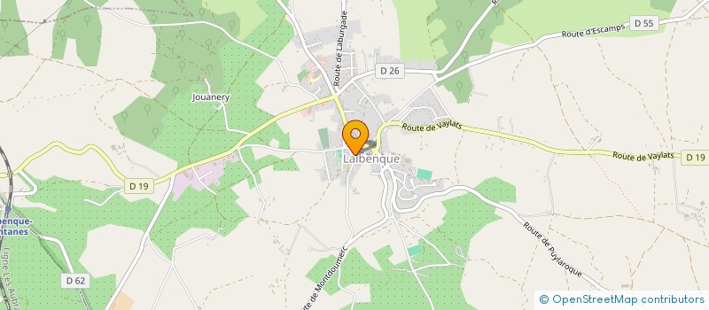 localisation de l'entreprise BPPE  LALBENQUE