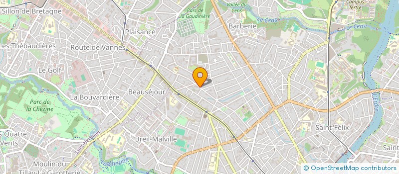 localisation de l'entreprise BPQZ à NANTES