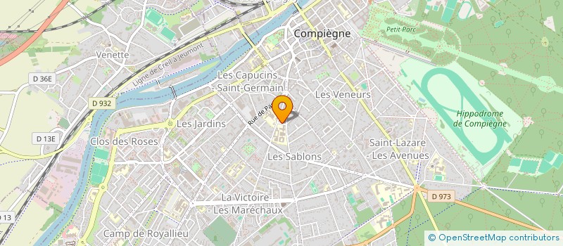 localisation de l'entreprise BPR  COMPIEGNE