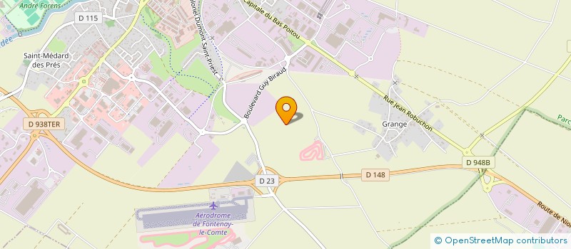 localisation de l'entreprise BPR AUTOMOBILES  FONTENAY LE COMTE