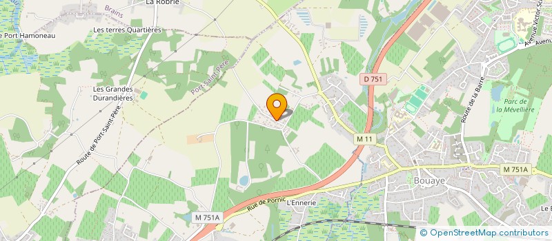 localisation de l'entreprise BPR - BETON DU PAYS DE RETZ à SAINT-LEGER-LES-VIGNES