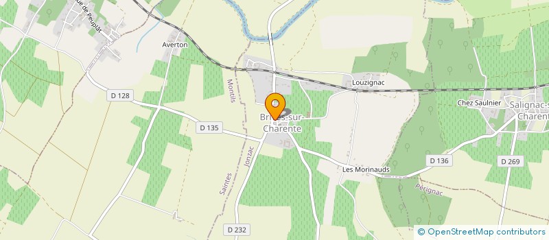 localisation de l'entreprise BPR IMMOBILIER  BRIVES-SUR-CHARENTE